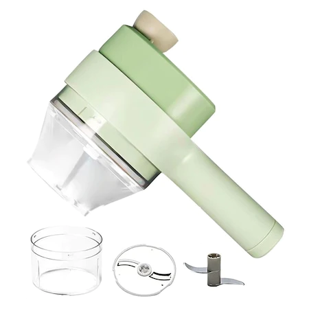 TOATE PRODUSELE - Tocator 4 in 1 Electric portabil pentru Alimente, Taiere Carne, Legume, Fructe