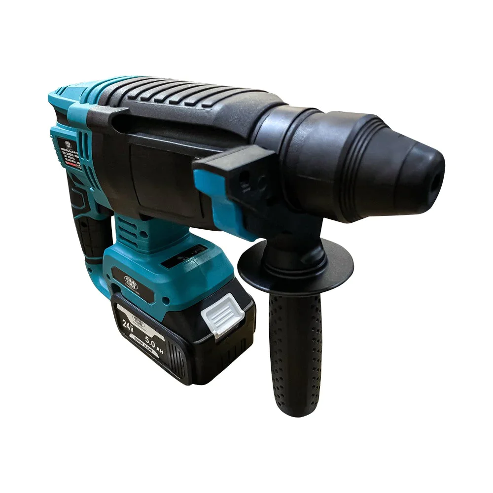 Trusa 4 Scule cu 2 Acumulatori 128V, Bormasina Impact, Polizor Unghiular, Rotopercutor, Autofiletanta [3]