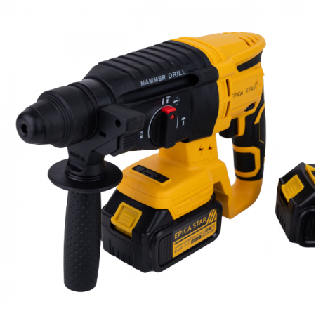 Trusa Ciocan Rotopercutor + Polizor Unghiular Flex cu 2 Acumulatori 24V 6AH [1]