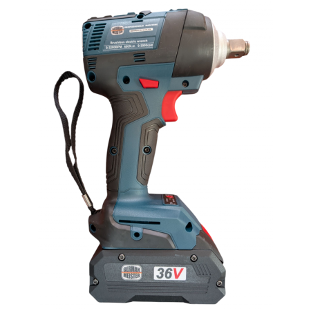 Trusa German Meister 4 Scule + Accesorii: Bormasina, Flex, Pistol Impact, Rotopercutor, cu 2 Acumulatori 36V 8AH [5]