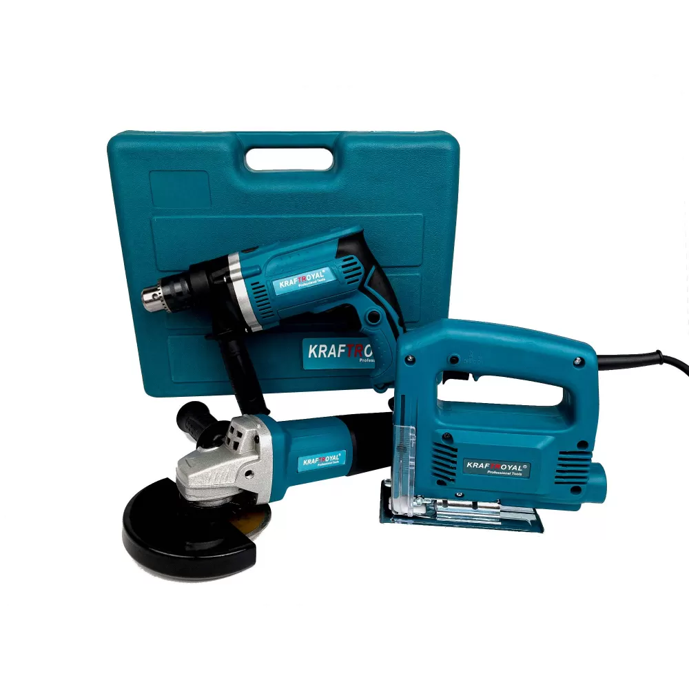 TOATE PRODUSELE - Trusa Bormasina + Fierastrau Pendular + Polizor Unghiular Flex, Electrice + Accesorii
