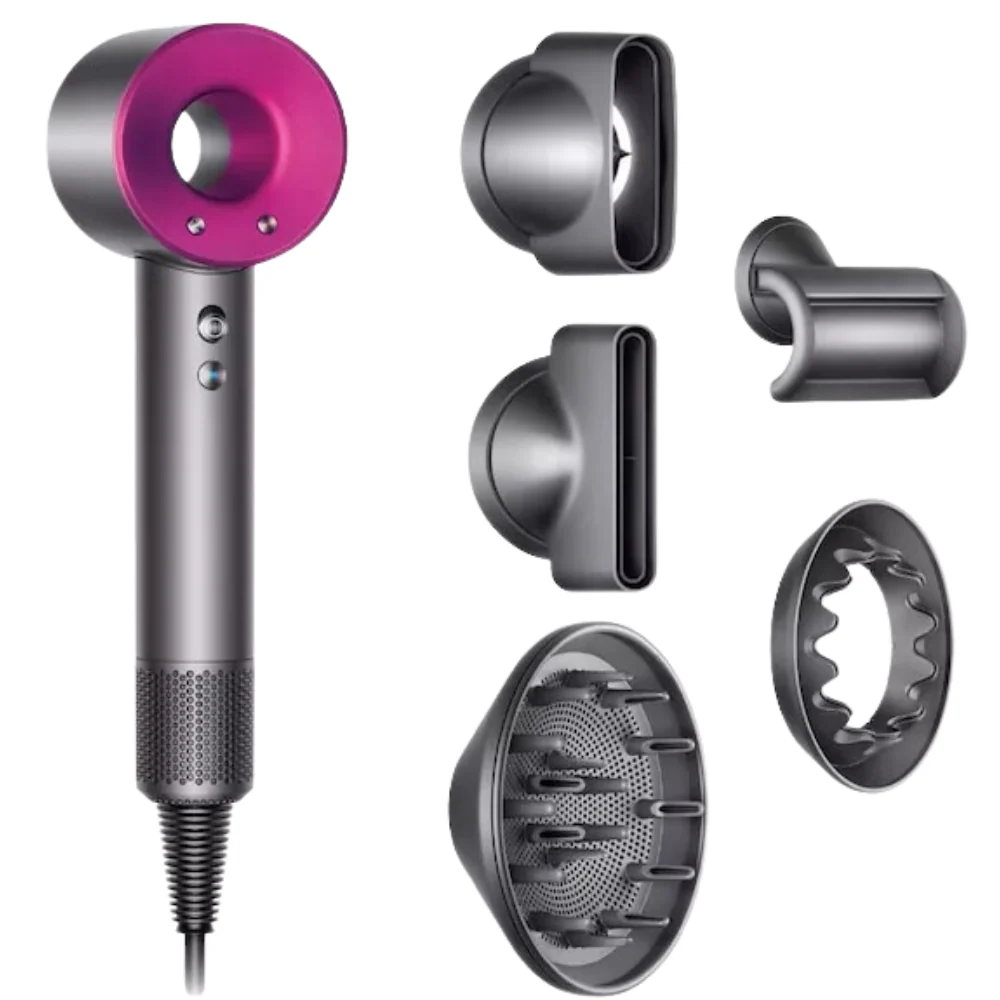 CADOURI FEMEI - Uscator de par profesional, motor digital 1600W, 5 accesorii, duze magnetice, ionizare, 3 trepte temperatura
