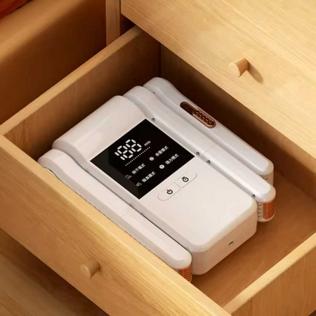 Uscator Electric pentru 2 perechi de Incaltaminte, functie dezinfectare UV, suport reglabil, temporizator, design pliabil [4]