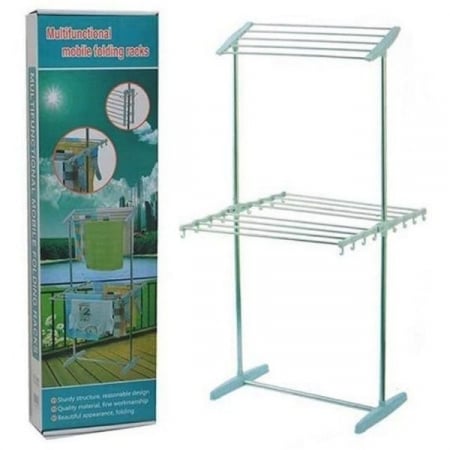 Uscator pliabil pentru rufe Multifunctional, inaltime 130 cm [3]