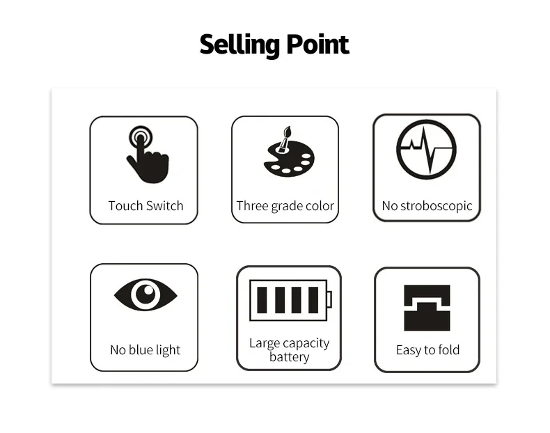 Veioza LED cu 2 Capete Reglabile, Touch Switch, Incarcare USB, Data si Temperatura, Suport pixuri, de birou [4]