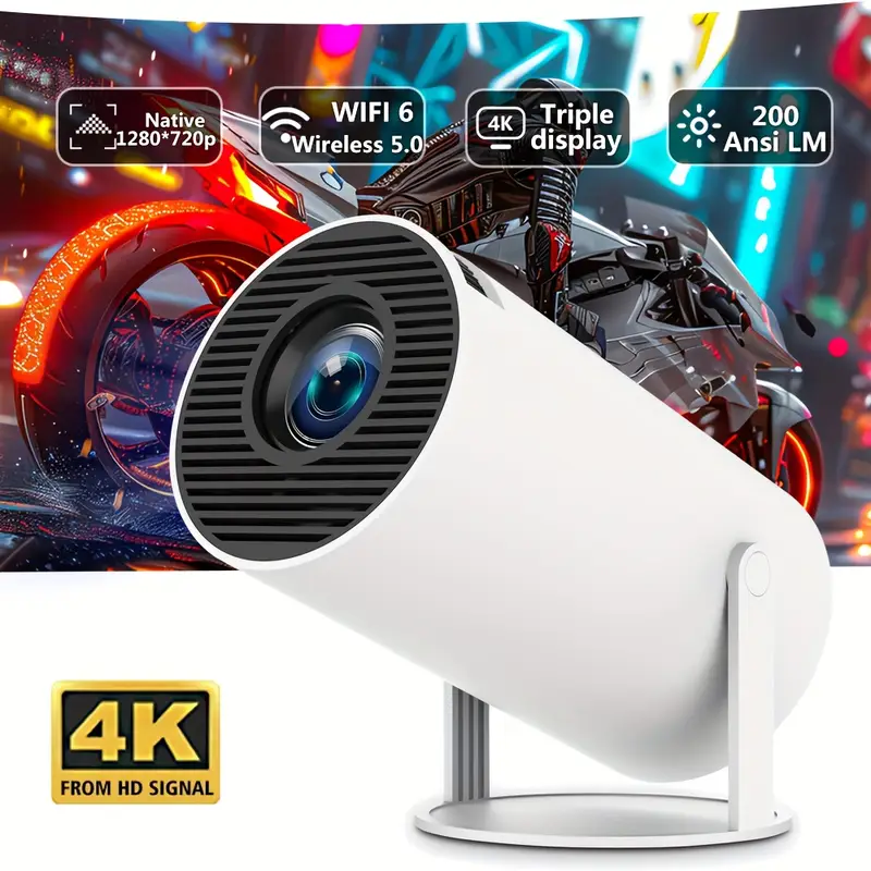VideoProiector Portabil, proiectie din pc/telefon filme, muzica, evenimente sportive, HD