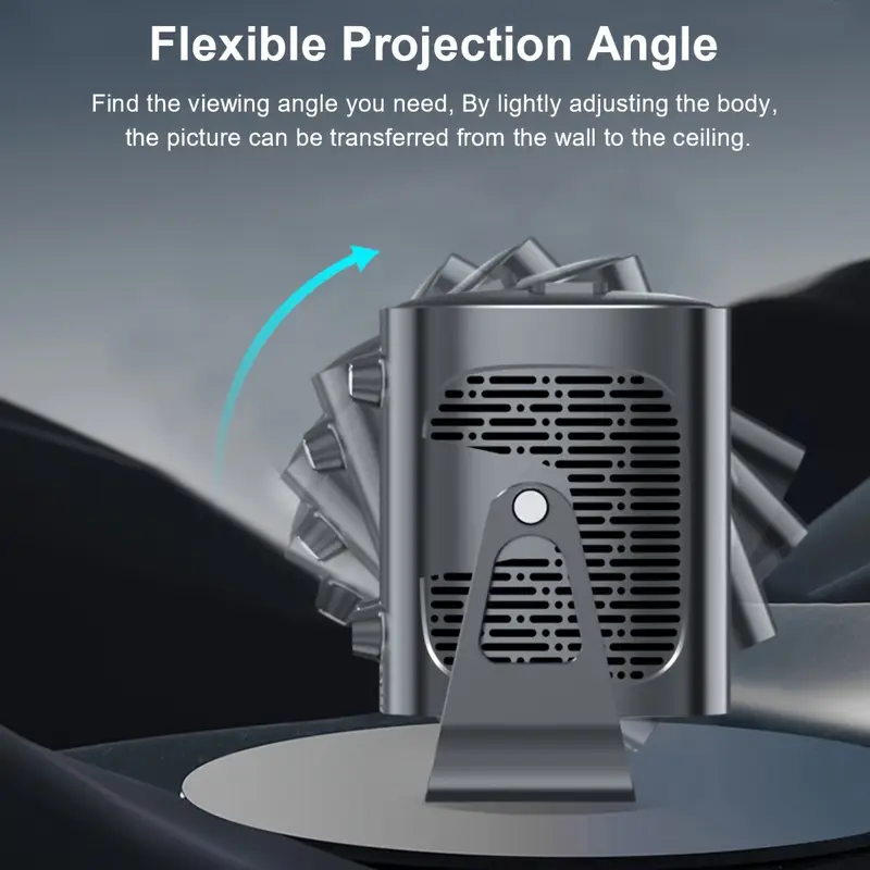 Videoproiector LED LCD Portabil 1280x720P, 150 ANSI lumeni, Contrast 2000:1, WiFi, Bluetooth, HDMI, AV, USB [5]