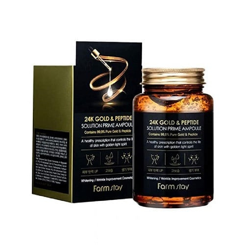 Crema-gel pentru Iluminare, Antirid si Hidratare, cu Particule de Aur 24K si Peptide, 250ml [2]