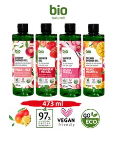 Gel de dus cu Capsuni, Bio Naturell, 473ml [4]