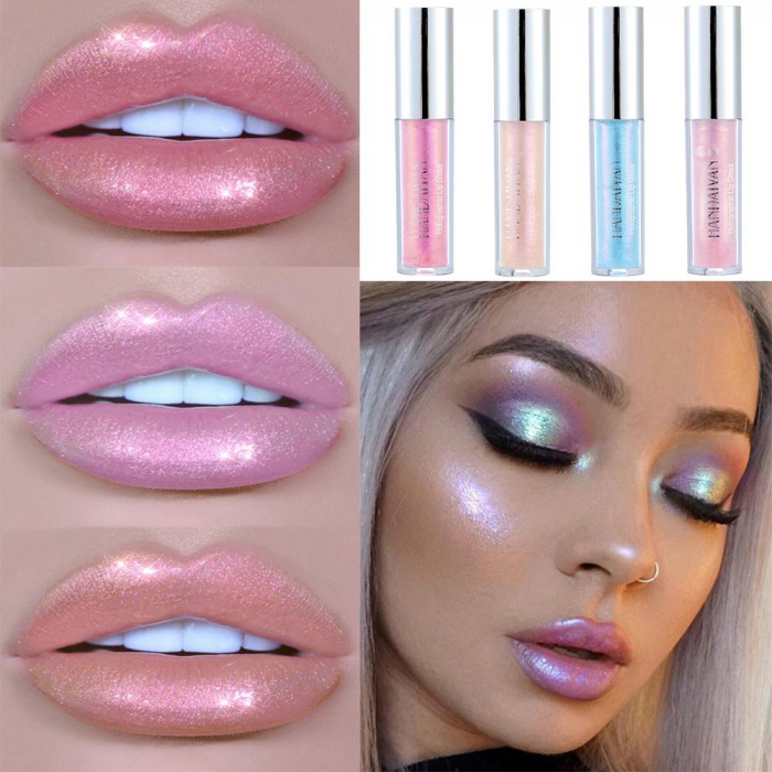 Lip Gloss/Fard lichid pentru pleoape, Holographic, Handaiyan [2]