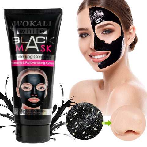 Masca de fata Peel Off pentru curatarea tenului cu Acid Hialuronic, Whitening Black Mask, 130 ml [1]