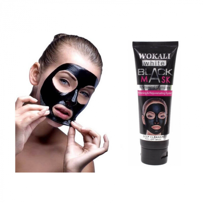 Masca de fata Peel Off pentru curatarea tenului cu Acid Hialuronic, Whitening Black Mask, 130 ml [2]