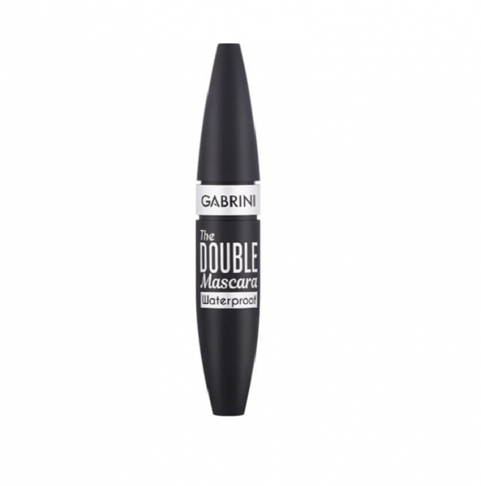 Rimel Double Mascara Gabrini Waterproof, Negru [2]
