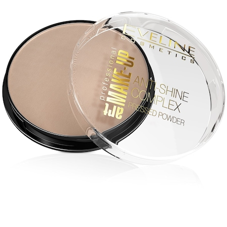 Pudra Anti-Shine Complex pentru fixarea machiajului, Eveline Cosmetics, 32 Natural [2]