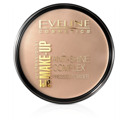 Pudra Anti-Shine Complex pentru fixarea machiajului, Eveline Cosmetics, 35 Golden Beige [1]
