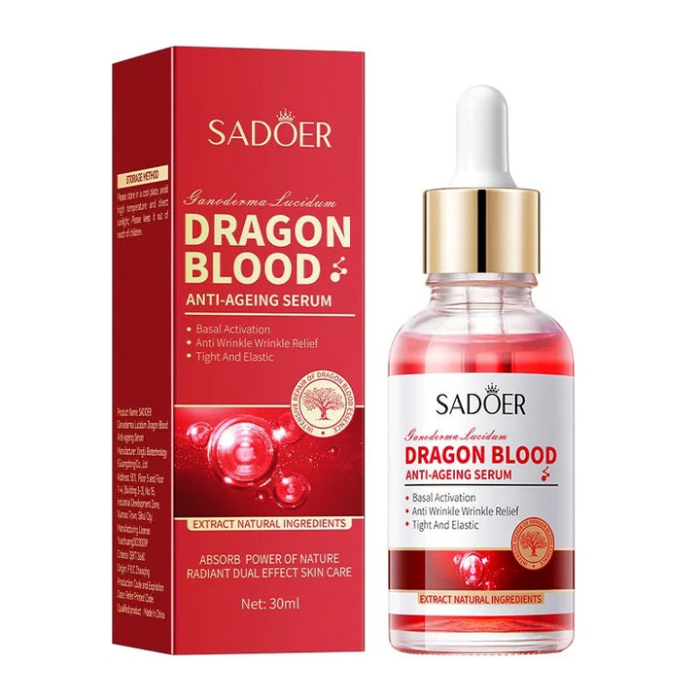 Ser Antirid cu Dragon Blood, Iluminare si Hidratare, Sadoer, 30ml [1]