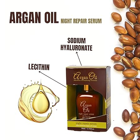 Ser antirid cu Ulei de Argan, Night Repair Serum, XPEL, 30ML [4]
