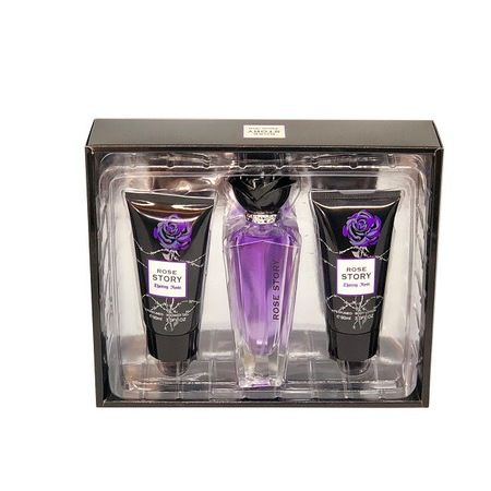 Set Cadou pentru femei, 3 piese cu Parfum, body lotion si shower gel [2]