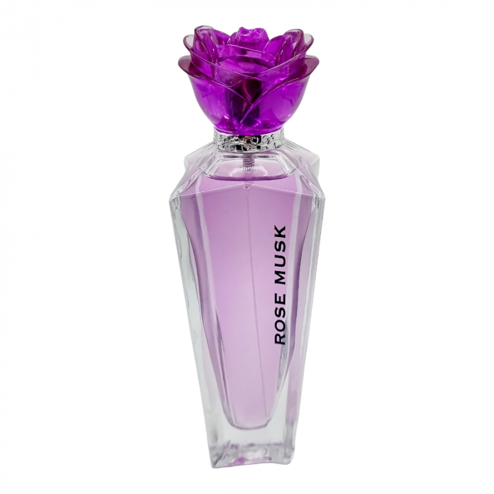 Set Cadou pentru femei, 3 piese cu Parfum, body lotion si shower gel, ROSE MUSK [3]