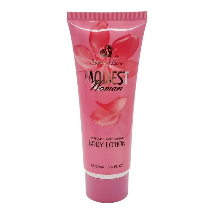 Set Cadou pentru femei, 3 piese cu Parfum, body lotion si shower gel, Story of love, MODEST WOMAN [4]