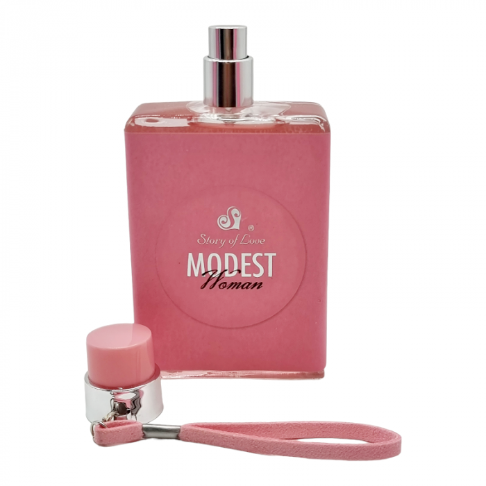 Set Cadou pentru femei, 3 piese cu Parfum, body lotion si shower gel, Story of love, MODEST WOMAN [2]
