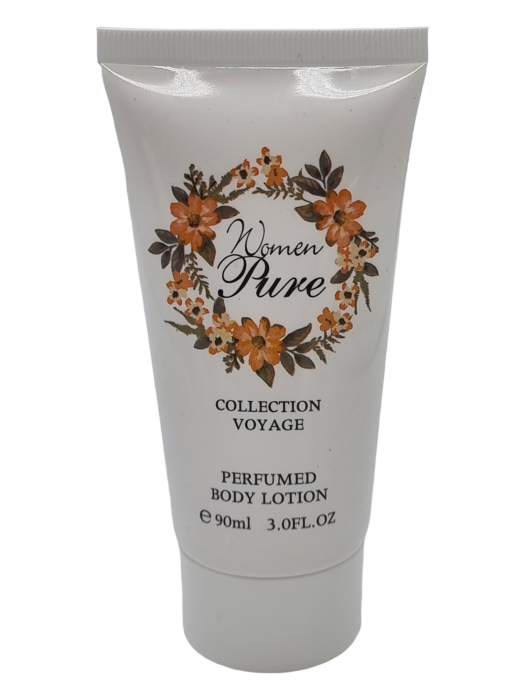 Set Cadou pentru femei, 4 piese cu Parfum, body lotion, shower gel si mini parfum, Women Pure [5]