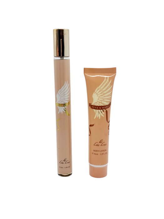 Set Cadou pentru femei cu Mini Parfum si Crema de maini, Pink&Mary, 2*35ml [4]