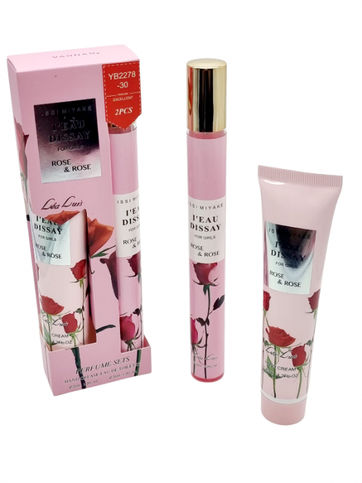 Set Cadou pentru femei cu Mini Parfum si Crema de maini, Rose, 2*35ml [3]