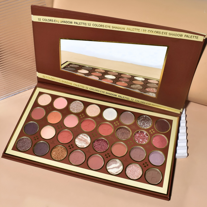 Paleta Farduri cu 32 Culori Pigmentate si Rezistente, Mate, Sidefate si Glitter, Be Mine, KEVIN & COCO [5]
