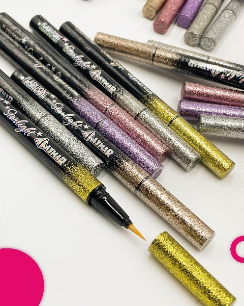 Tus/Eyeliner cu sclipici rezistent la transfer, Starlight Flash Point Million Pauline [5]
