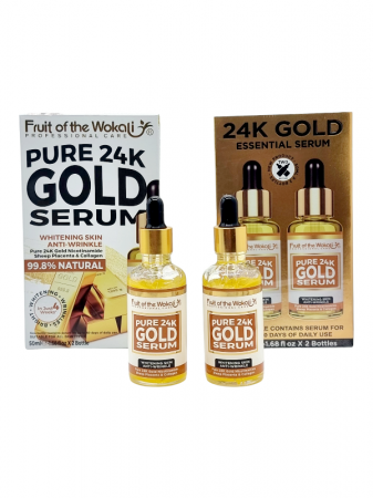 Pachet 2 Seruri Antirid 24K Gold, cu particule de aur si Colagen, 2 x 50 ml [4]