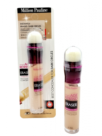 CORECTOR/CONCEALER - Corector/Concealer Instant Age Rewind Eraser, pentru ten normal sau gras, Million Pauline