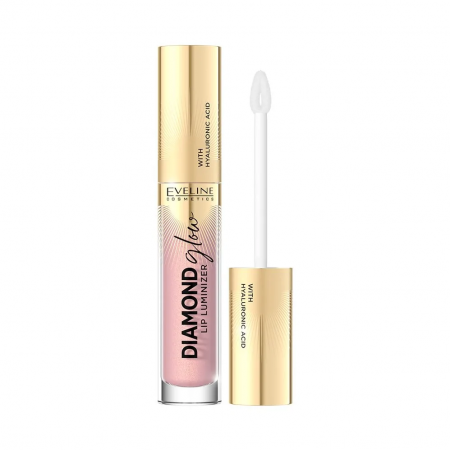 Luciu de Buze cu acid hialuronic, Diamond Glow Lip Luminizer Eveline Cosmetics, 4.5ml [0]