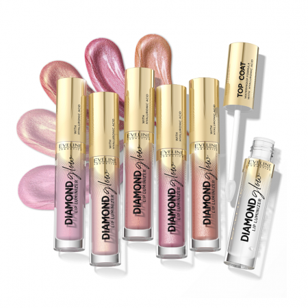 Luciu de Buze cu acid hialuronic, Diamond Glow Lip Luminizer Eveline Cosmetics, 4.5ml [2]
