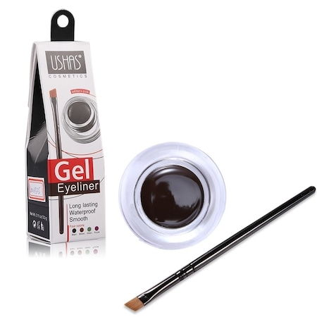 Eyeliner/Tus Gel pentru ochi sau pentru sprancene, Long Lasting  Waterproof Ushas – Maro [0]