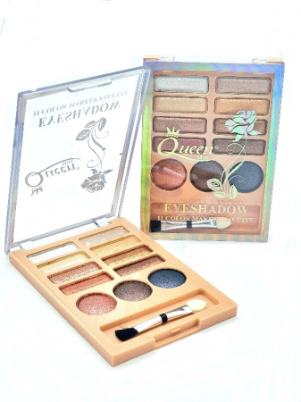 PALETE - Paleta farduri cu 11 culori sidefate, pigmentate si rezistente
