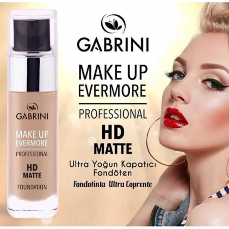 Fond de ten Professional HD MATTE cu Acoperire Mare, Porcelain Make-up, 30ml [2]