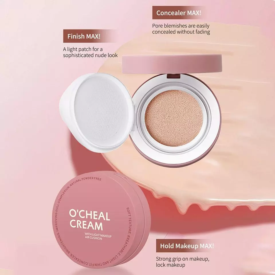 Fond de Ten BB Cream Cushion cu aplicator inclus, O'cheal, 15g [8]