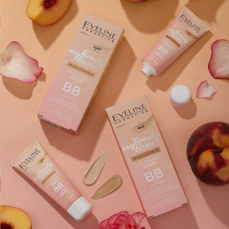 Fond de ten BB cream Elixir All in one, Eveline Cosmetics, Dark 02 [1]