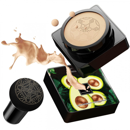 Fond de ten/CC Cream Cushion Avocado si Colagen, Aplicator inclus, Million Pauline, Culoare Natural 02, 20 g