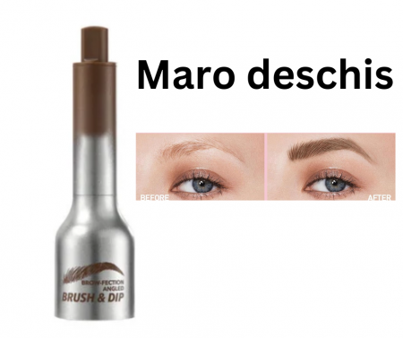 Gel pentru sprancene cu aplicator inclus, Waterproof si rezistent la transfer, Maro deschis [2]