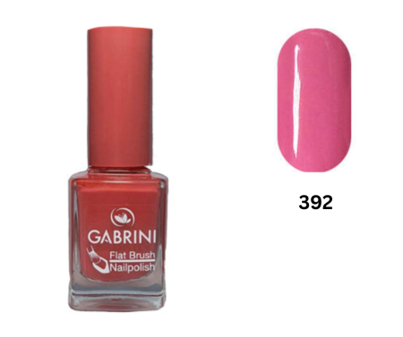 LAC UNGHII - Lac de unghii Roz, Gabrini, Flat Brush Nailpolish 392, 12ml