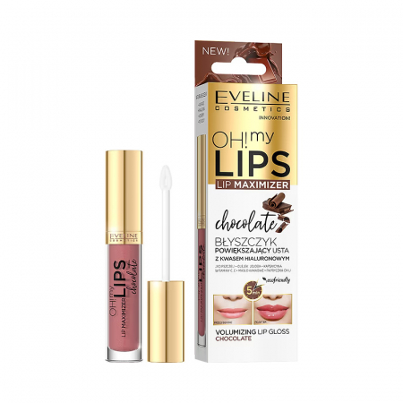 LIP GLOSS/ LUCIU DE BUZE - Luciu buze cu efect de mărire,  Eveline Cosmetics OH! My Lips Lip Maximizer