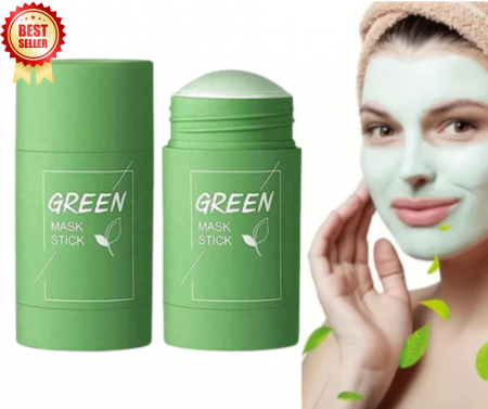Mască pentru Față cu Ceai Verde – Curățare Profundă, Antiacnee & Împotriva Punctelor Negre, Green Tea Oil Clean, 40 g [1]
