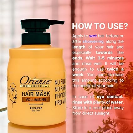 Mască profesionala pentru Volumul Parului, Oriense Professional, 600 ml [1]