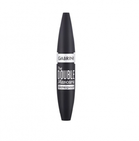 Rimel Double Mascara Gabrini Waterproof, Negru [1]