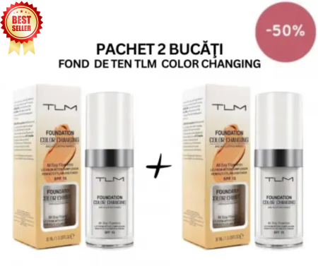 MACHIAJ - Pachet 2 Bucăţi - Fond de Ten TLM Color Changing