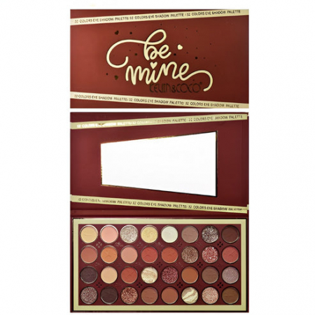PALETE - Paleta Farduri cu 32 Culori Pigmentate si Rezistente, Mate, Sidefate si Glitter, Be Mine, KEVIN & COCO