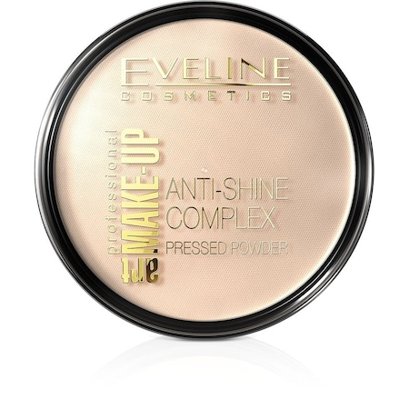 PUDRA - Pudra Anti-Shine Complex pentru fixarea machiajului, Eveline Cosmetics, 32 Natural