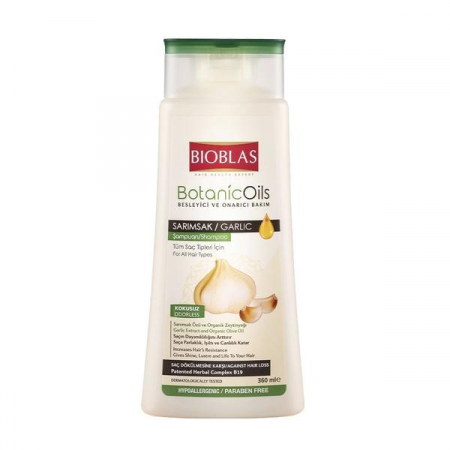 Sampon cu Usturoi, Impotriva Caderii Parului, Bioblas Botanic Oils, 360 ml [1]